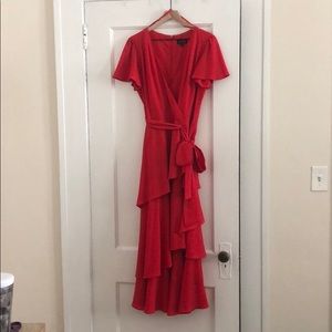 Red Tahari Dress